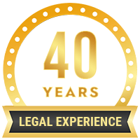 40 Years Legal Experience