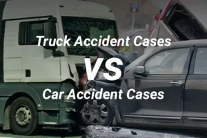 Truck Accident Cases vs. Car Accident Cases: 8 Key Differences
